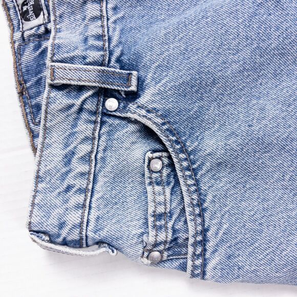 Vintage Levis SilverTab Shorts Mens 36 Loose Fit Baggy Denim Made USA 90s Y2K - Picture 5 of 10